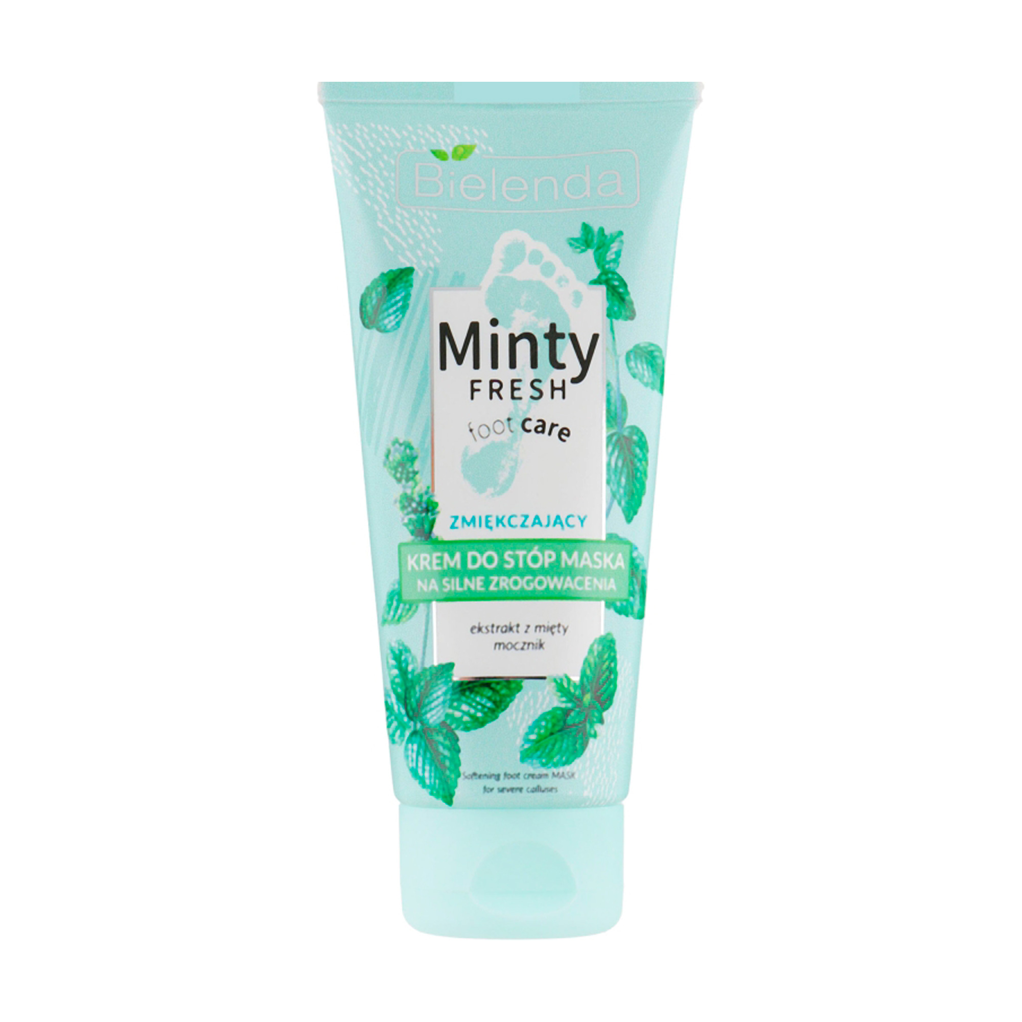 Пом'якшувальна крем-маска для ніг Bielenda Minty Fresh Foot Care Softening Foot Cream Mask, 100 мл