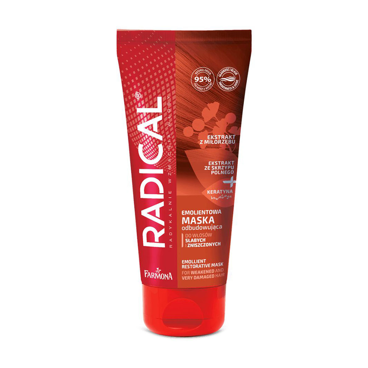 Пом'якшувальна відновлювальна маска Farmona Radical Emollient Restorative Mask для ослабленого та дуже пошкодженого волосся, 100 мл